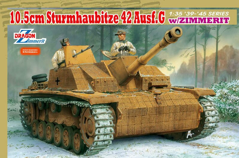 модель Танк 10.5cm STURMHAUBITZE 42 Ausf.G w/ZIMMERIT
